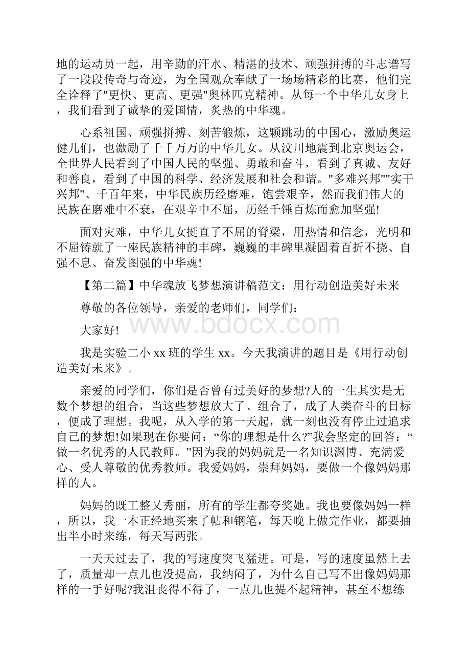 中华魂放飞梦想演讲稿3篇与中国LED球泡灯行业调研报告汇编.docx_第2页