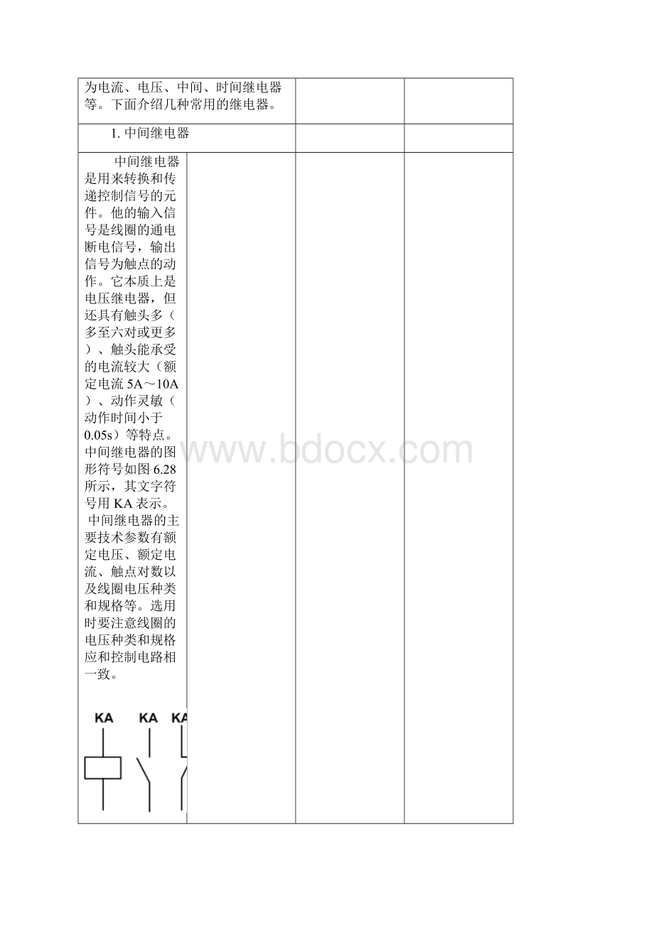 各种继电器图形符号与作用特点.docx_第2页