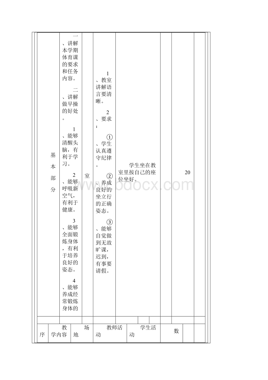 小学一年级体育课教案.docx_第2页