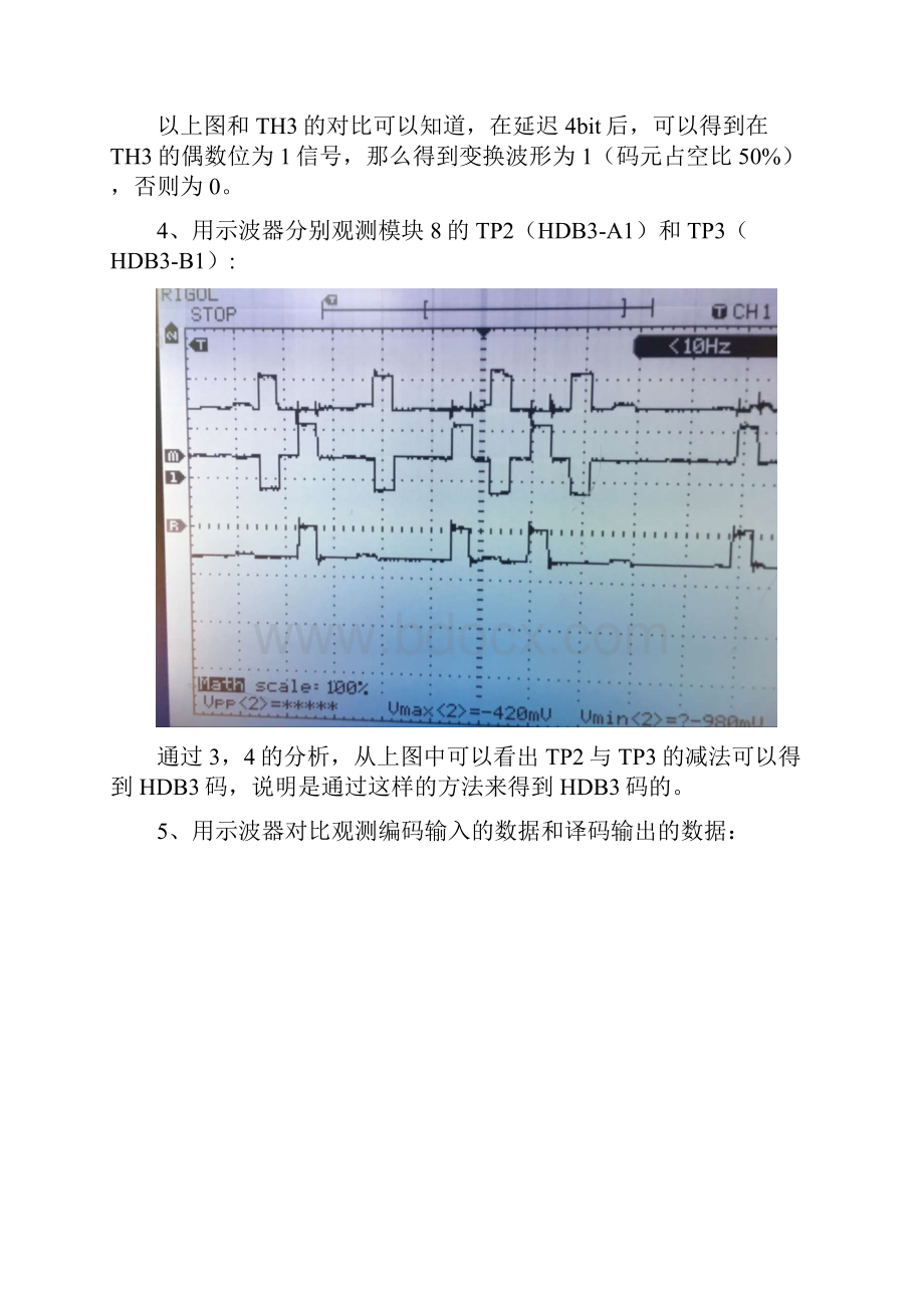 HDB3码型变换实验Word文档下载推荐.docx_第3页