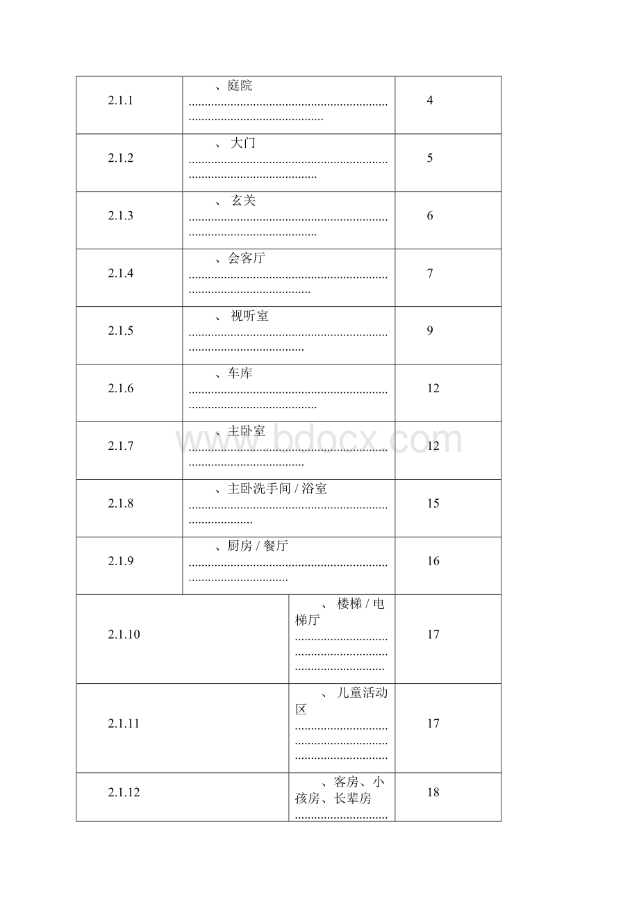 功能描述性别墅智能家居控制系统解决方案docx.docx_第2页