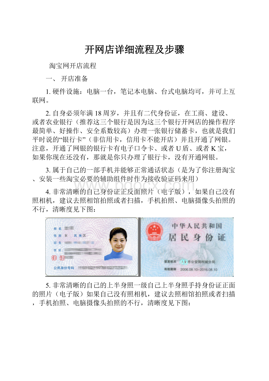 开网店详细流程及步骤.docx