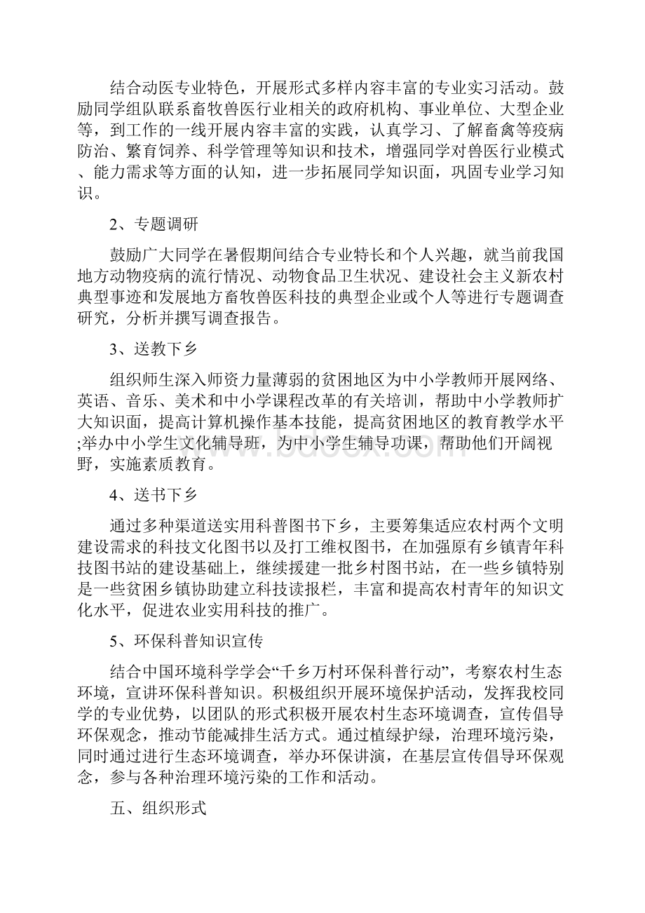 暑期社会实践创新活动方案.docx_第3页