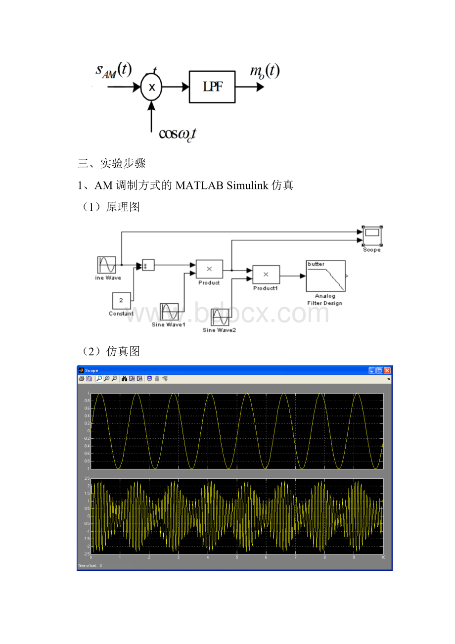 实验2am调制与解调仿真.docx_第2页
