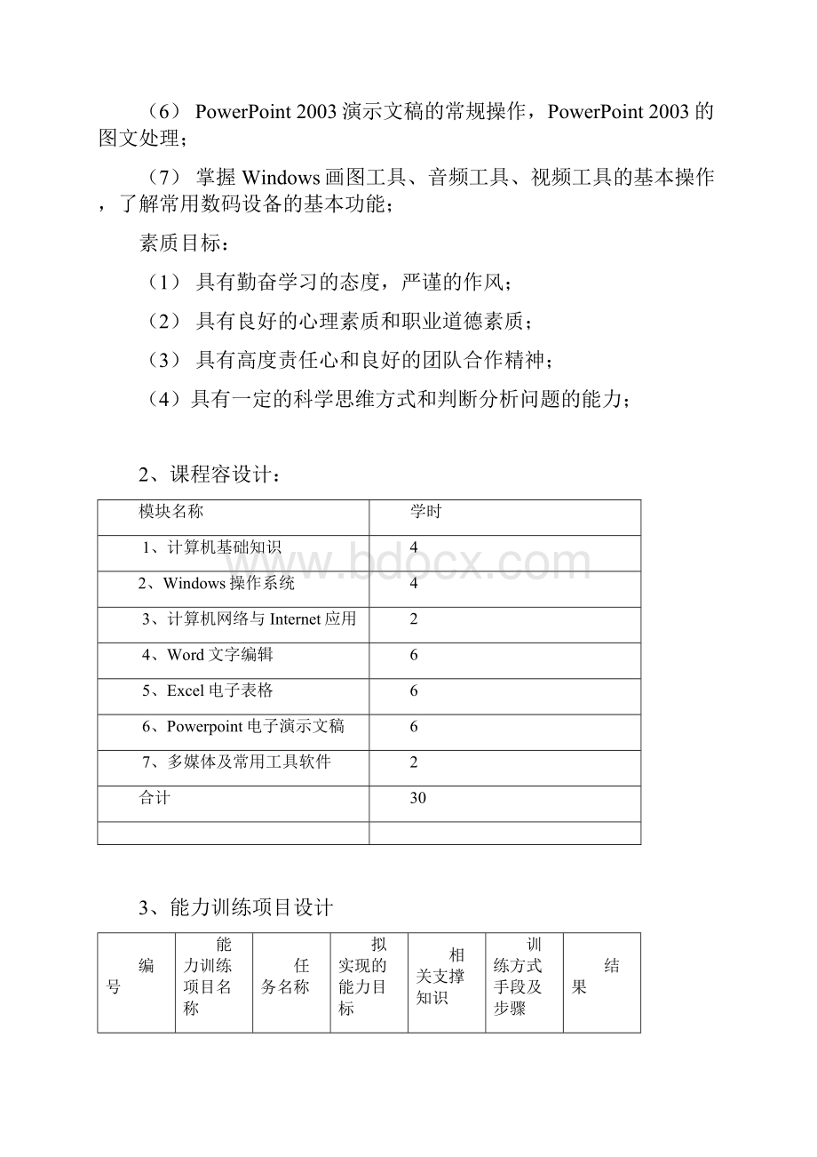 计算机应用基础课程设计Word文档下载推荐.docx_第3页