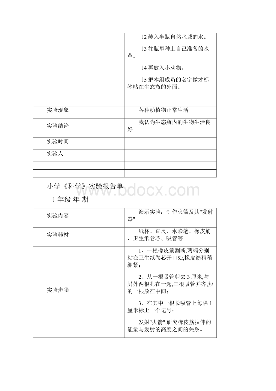 苏版小学科学实验报告单上六年级.docx_第2页