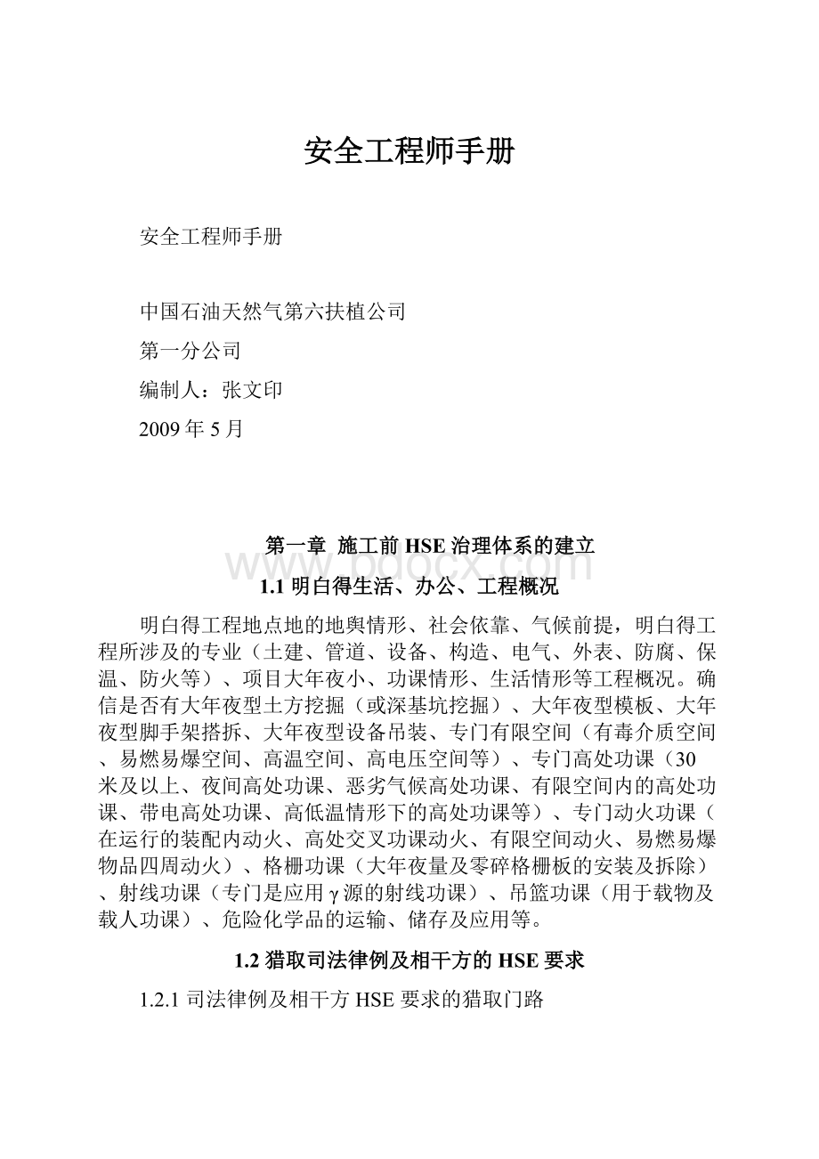 安全工程师手册.docx_第1页