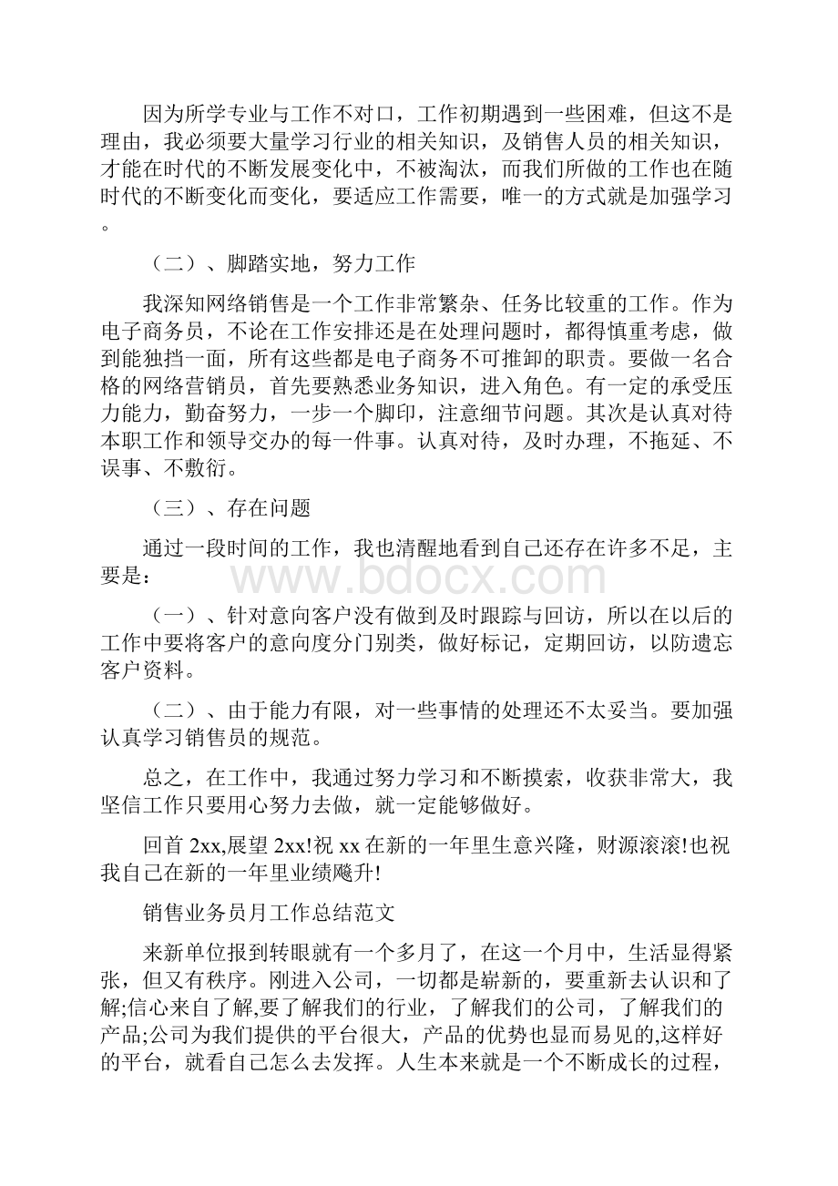 销售人员工作总结最新总结范文.docx_第3页