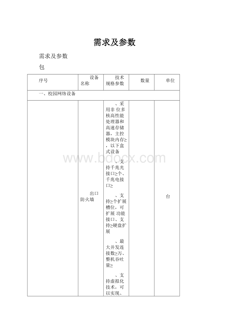 需求及参数.docx_第1页