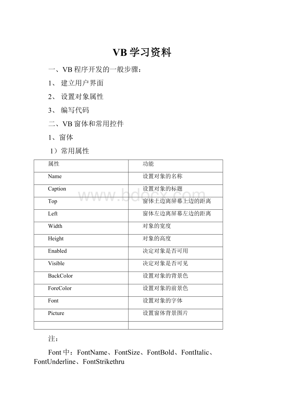 VB学习资料.docx_第1页