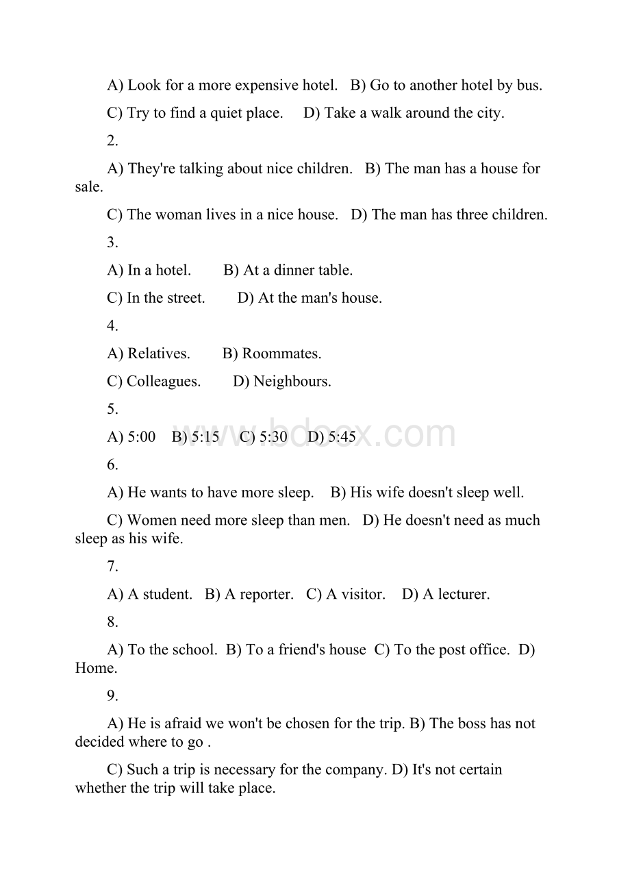 1997年大英四级考试题.docx_第2页