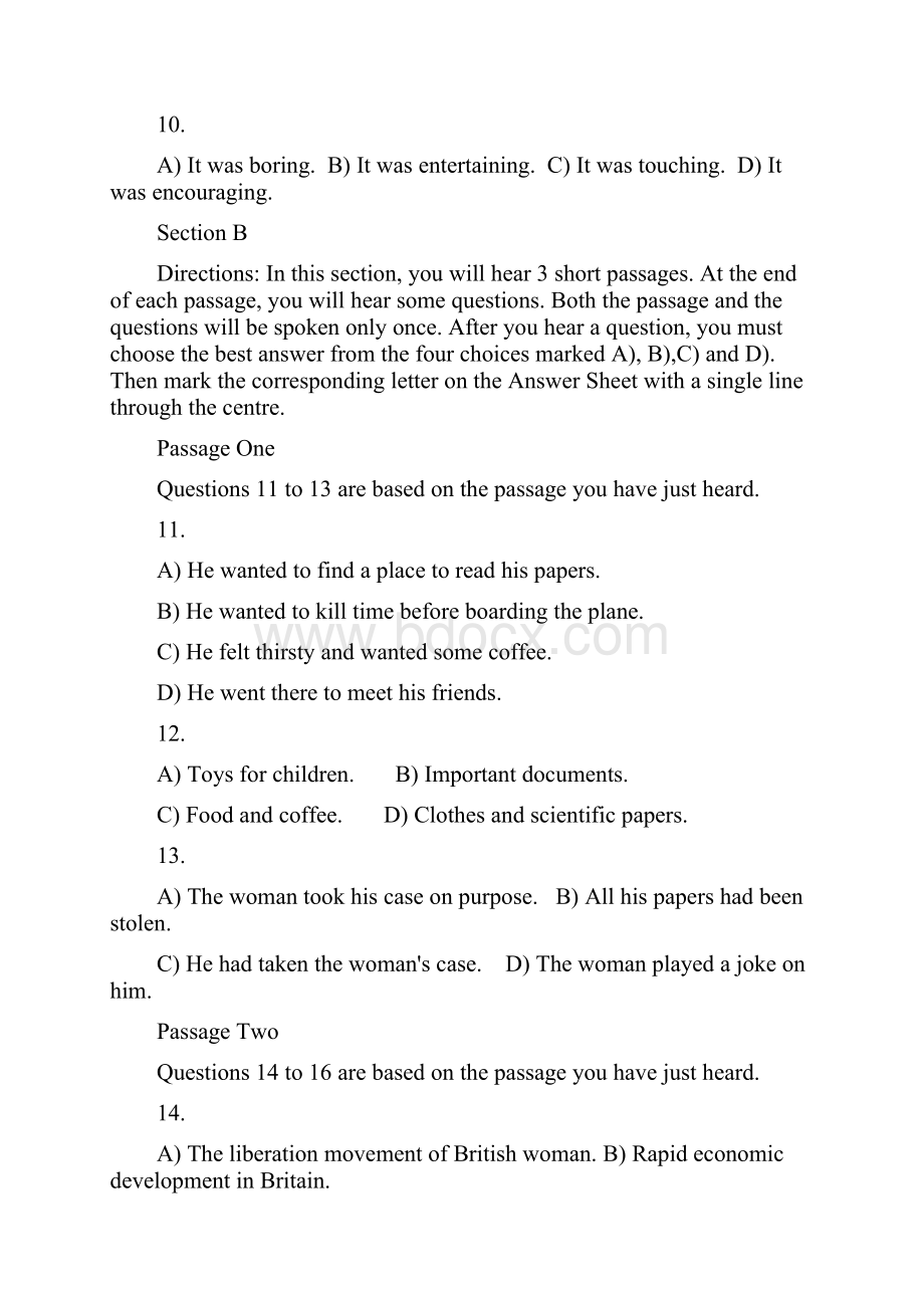 1997年大英四级考试题.docx_第3页