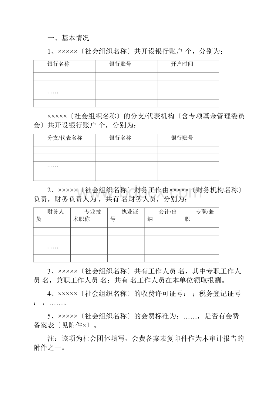 社会组织审计报告模板.docx_第2页