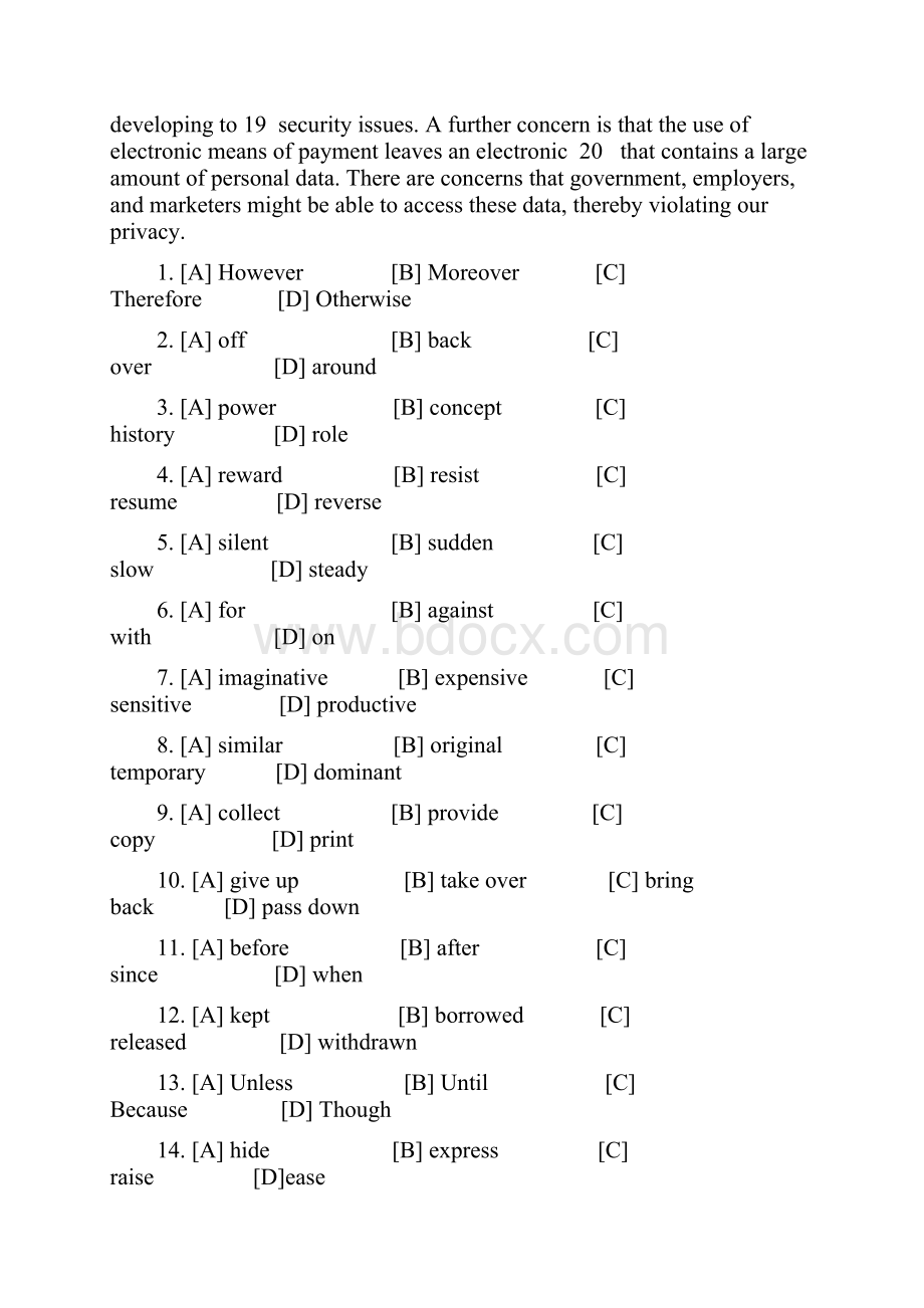 MBA联考英语真题及解答.docx_第2页