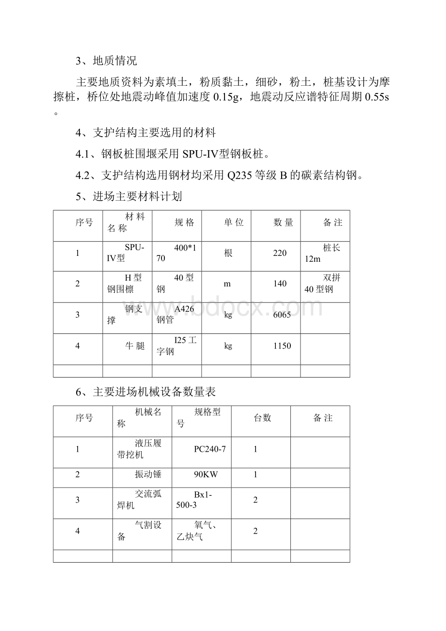 钢板桩支护施工方案上报.docx_第2页