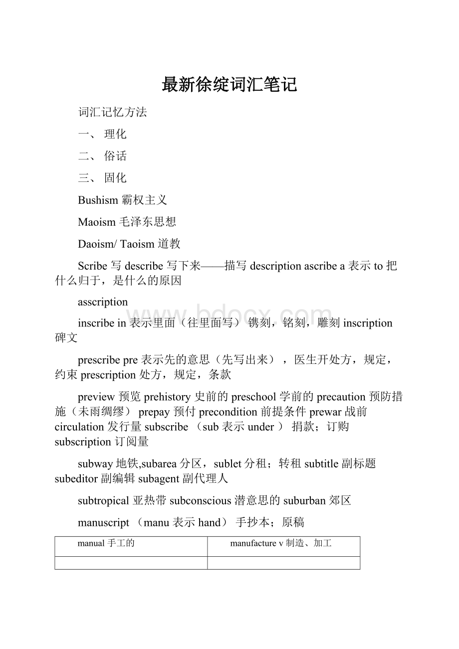 最新徐绽词汇笔记.docx_第1页