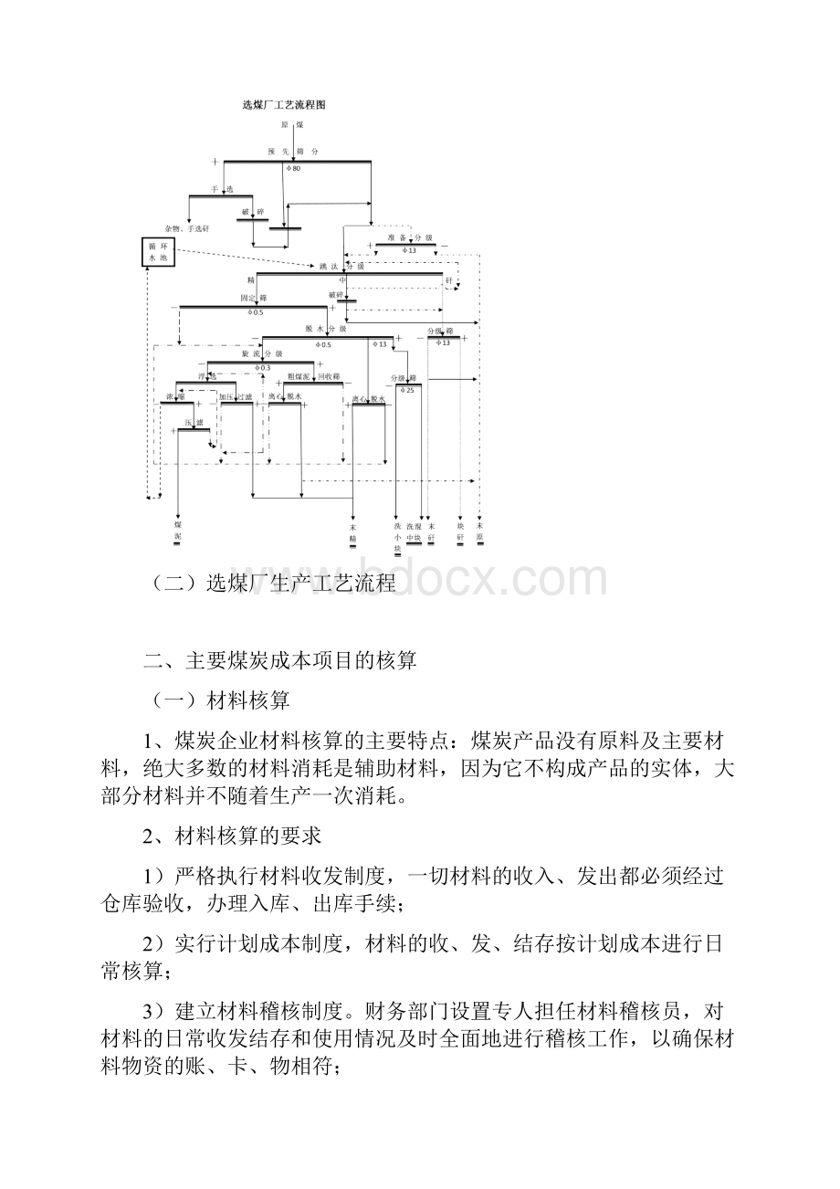 煤炭产品生产工艺流程及会计核算永.docx_第3页