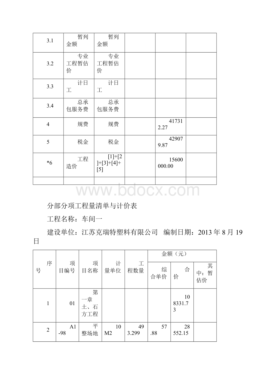 工程造价决算书汇总.docx_第3页