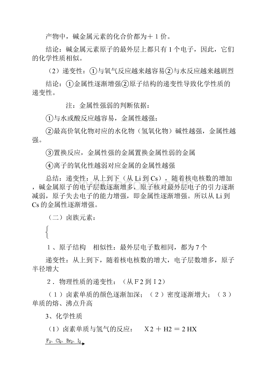 人教版化学必修二第一章知识点总结.docx_第3页