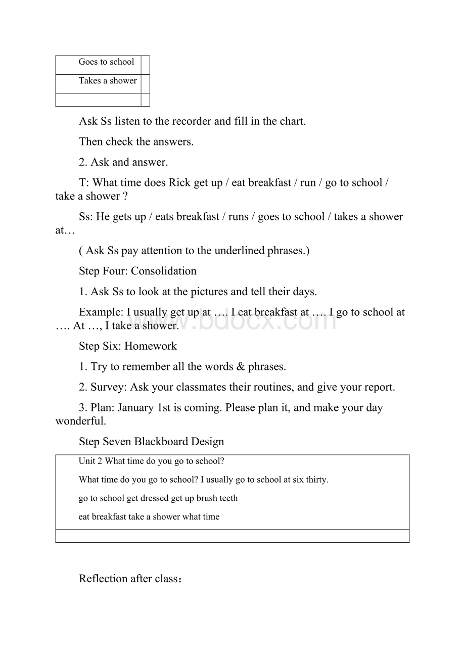 Unit2Whattimedoyougotoschool教案6个课时.docx_第3页