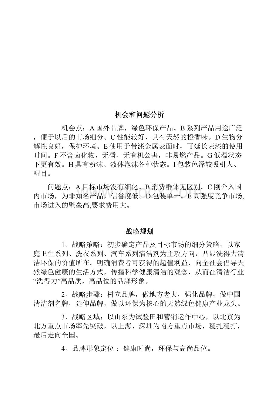 XX品牌清洁剂整合营销推广企划宣传案.docx_第3页