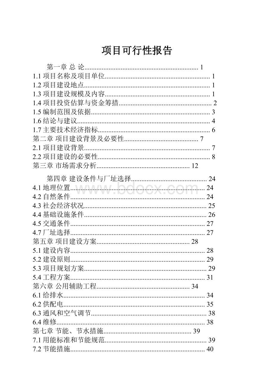 项目可行性报告.docx_第1页