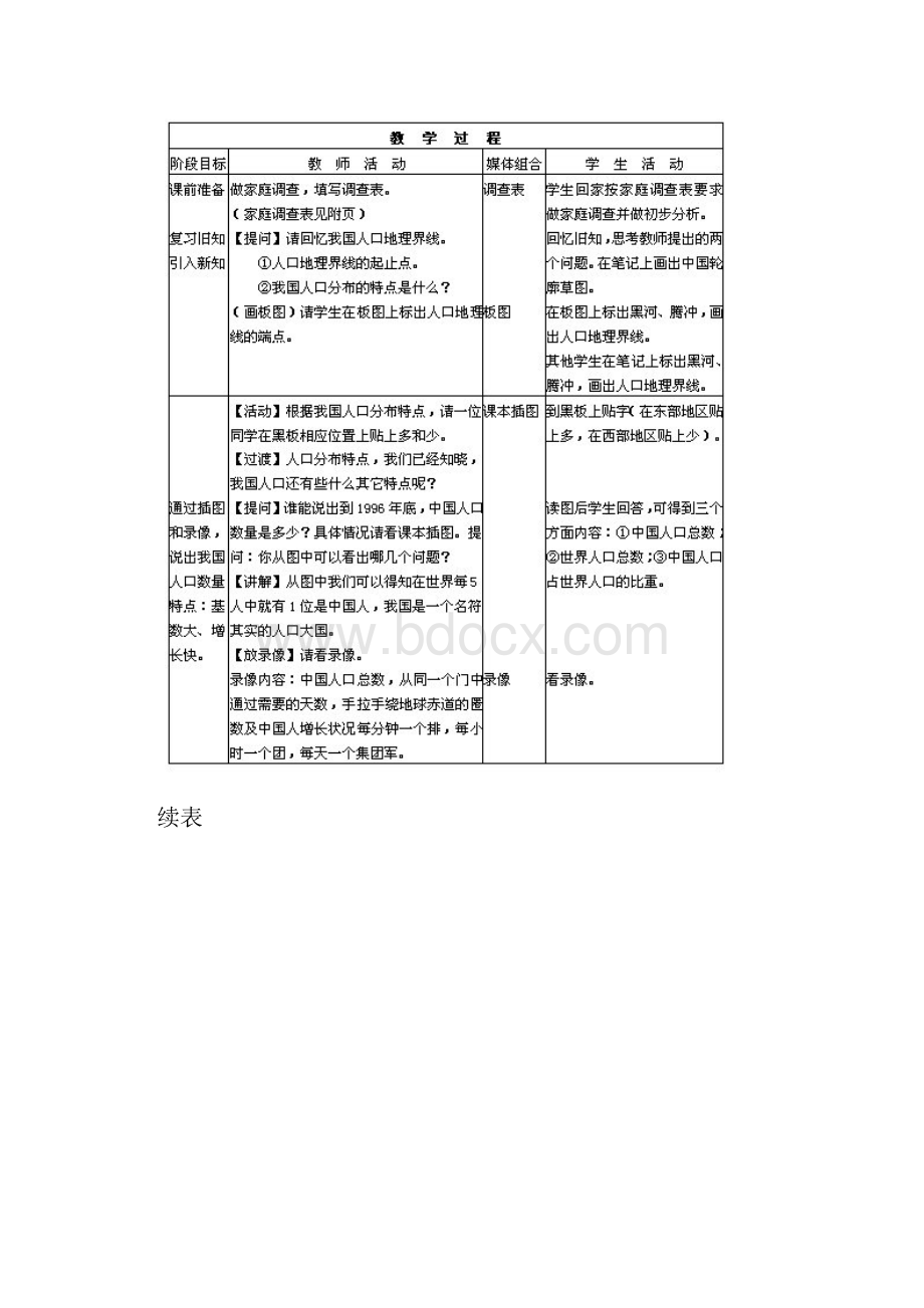 系列2教案人教版八上中国的人口.docx_第2页