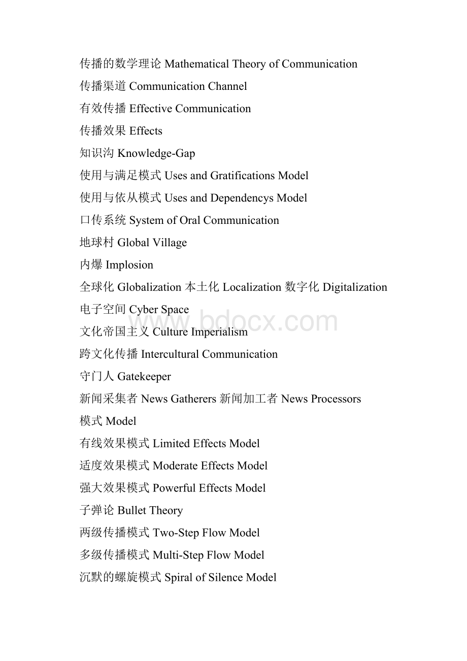 新闻传媒英语专业词汇.docx_第2页