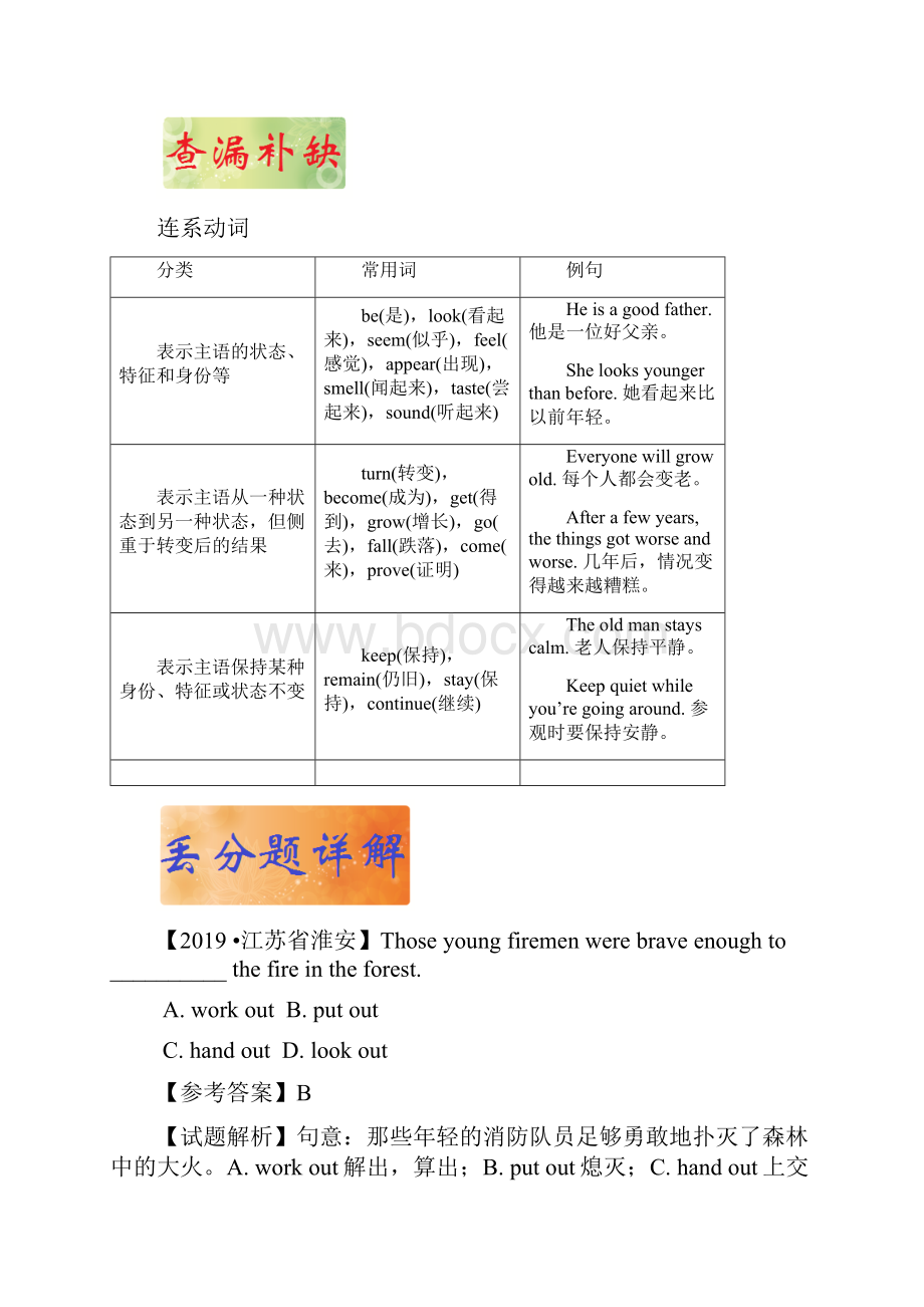 专题 08 动词和动词短语《破解中考英语之易错易混点丢分题》解析版.docx_第2页