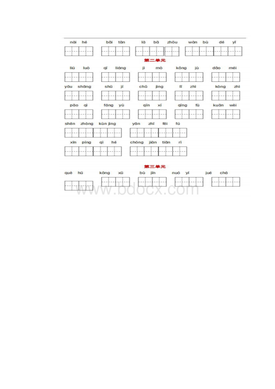 部编版六年级语文下册全册词语课文默写复习题.docx_第2页