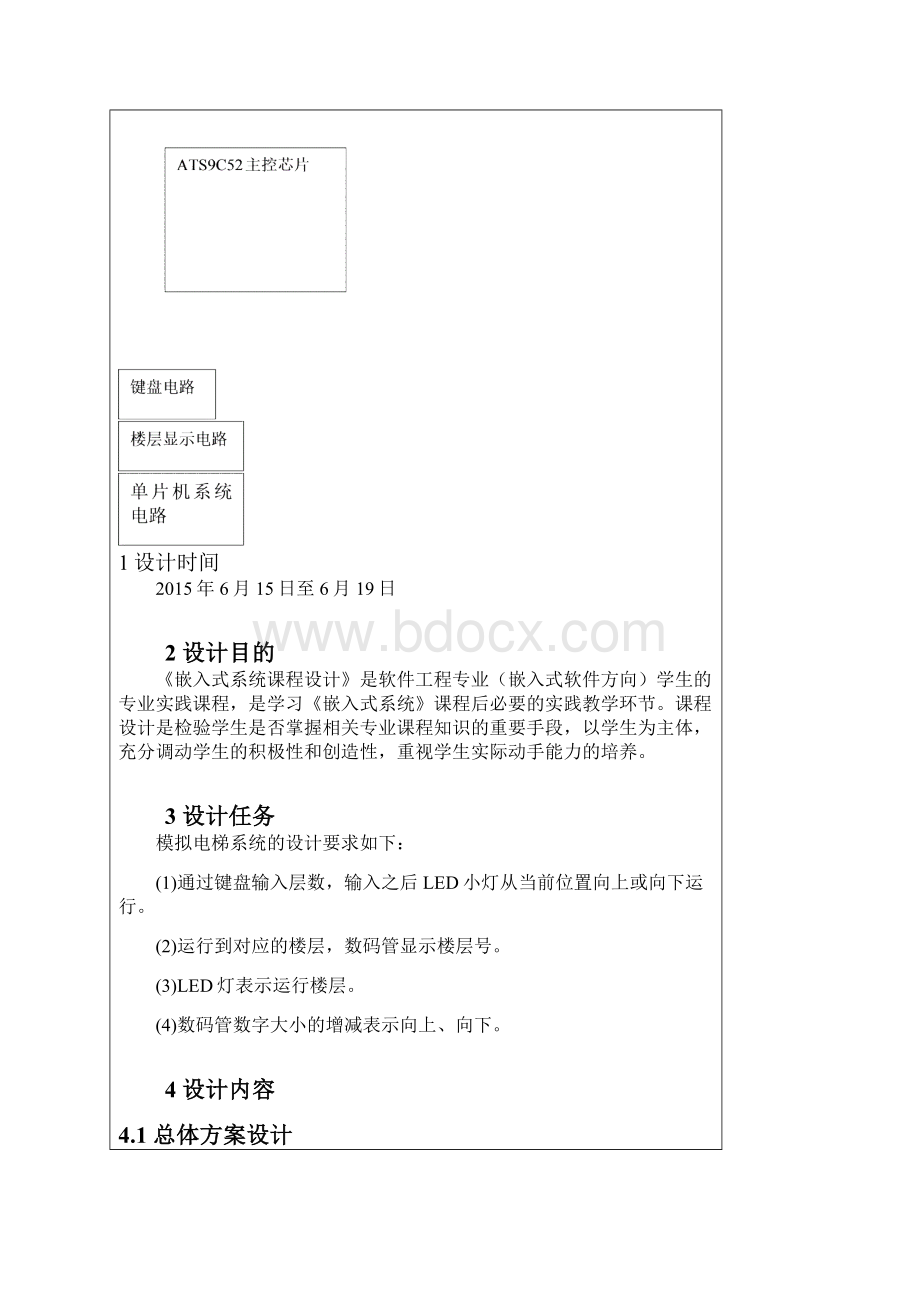 伊鹏嵌入式课设模拟电梯完结.docx_第2页