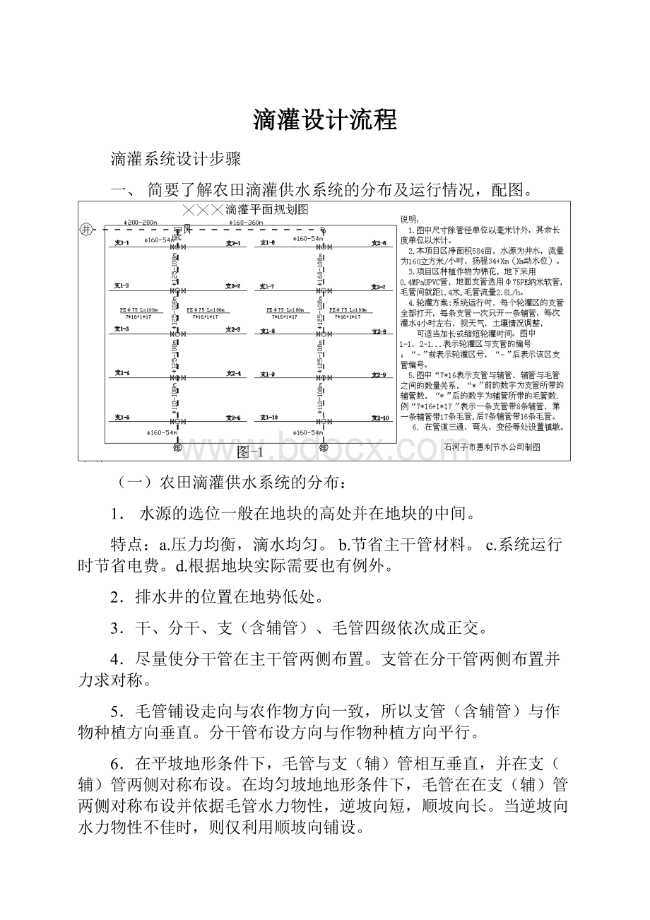 滴灌设计流程.docx_第1页