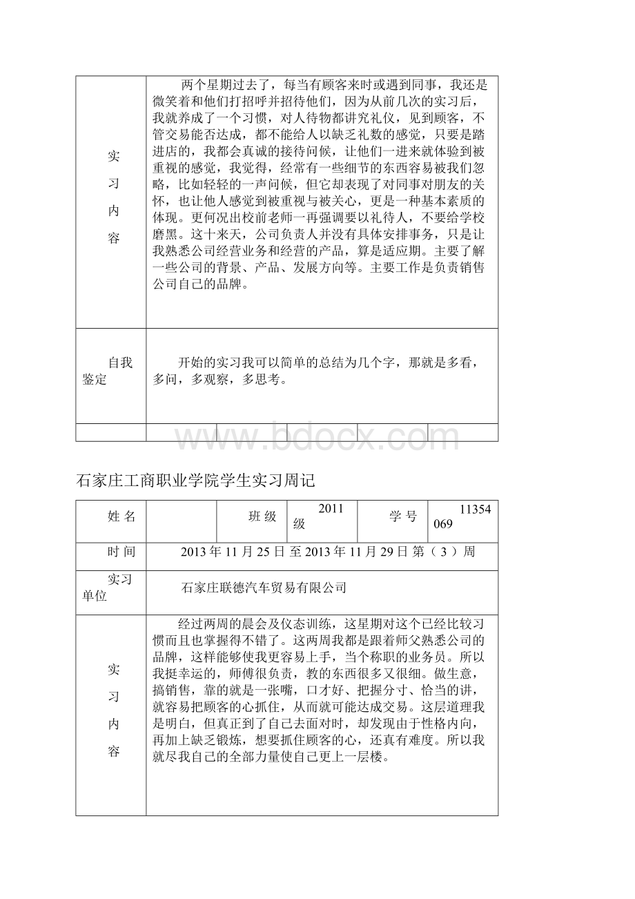 汽车销售班实习周记共需提交18周2教学提纲.docx_第2页