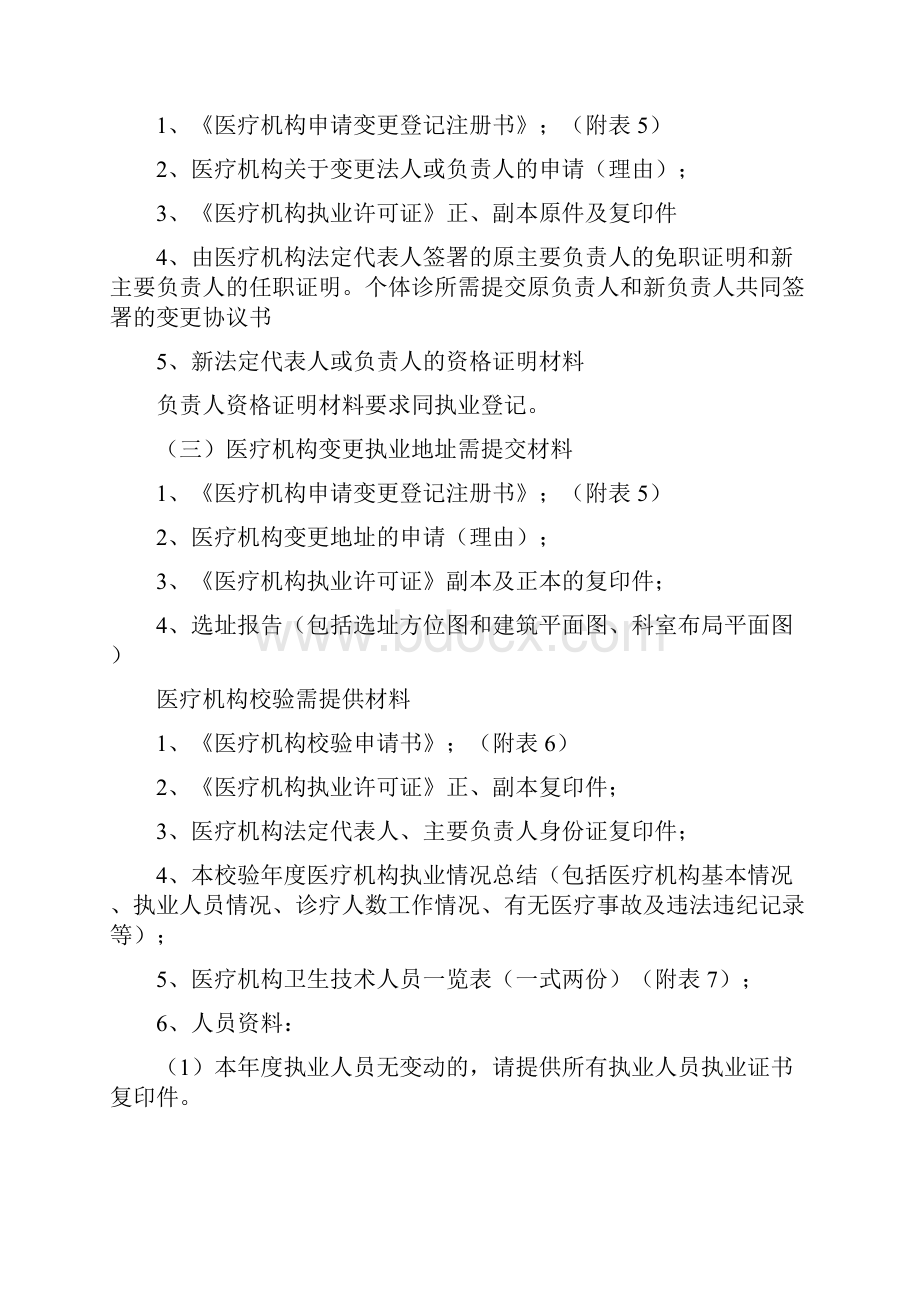 医疗机构申报需提交材料清单.docx_第3页