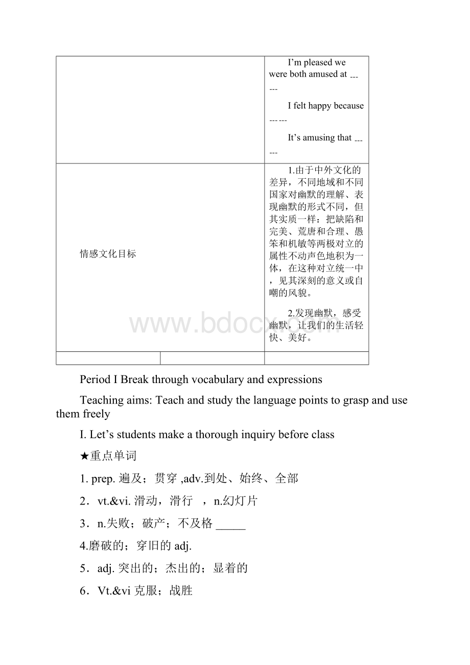 人教版新课标高中英语必修全套教案.docx_第3页