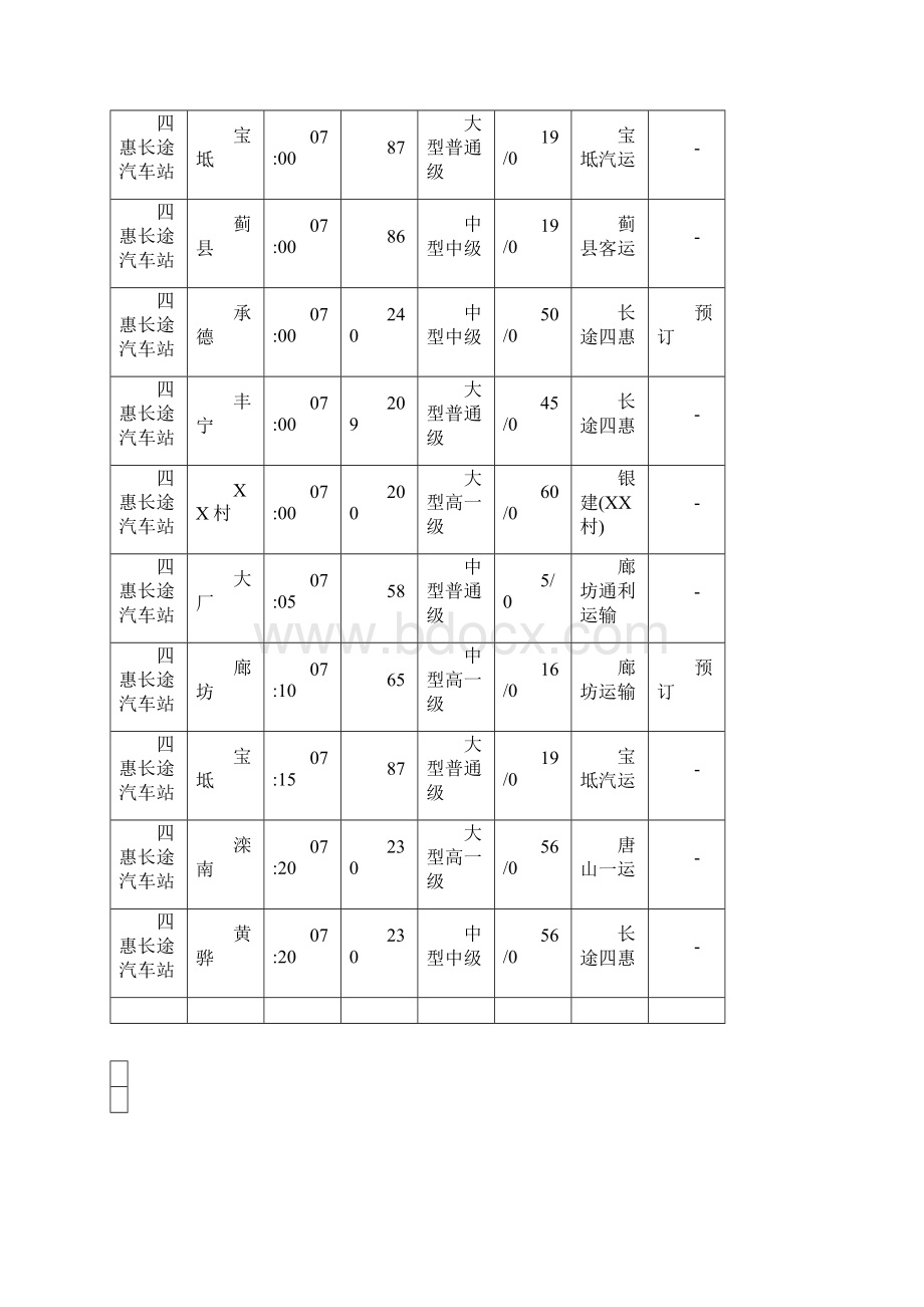 北京四惠长途汽车站时刻表.docx_第3页