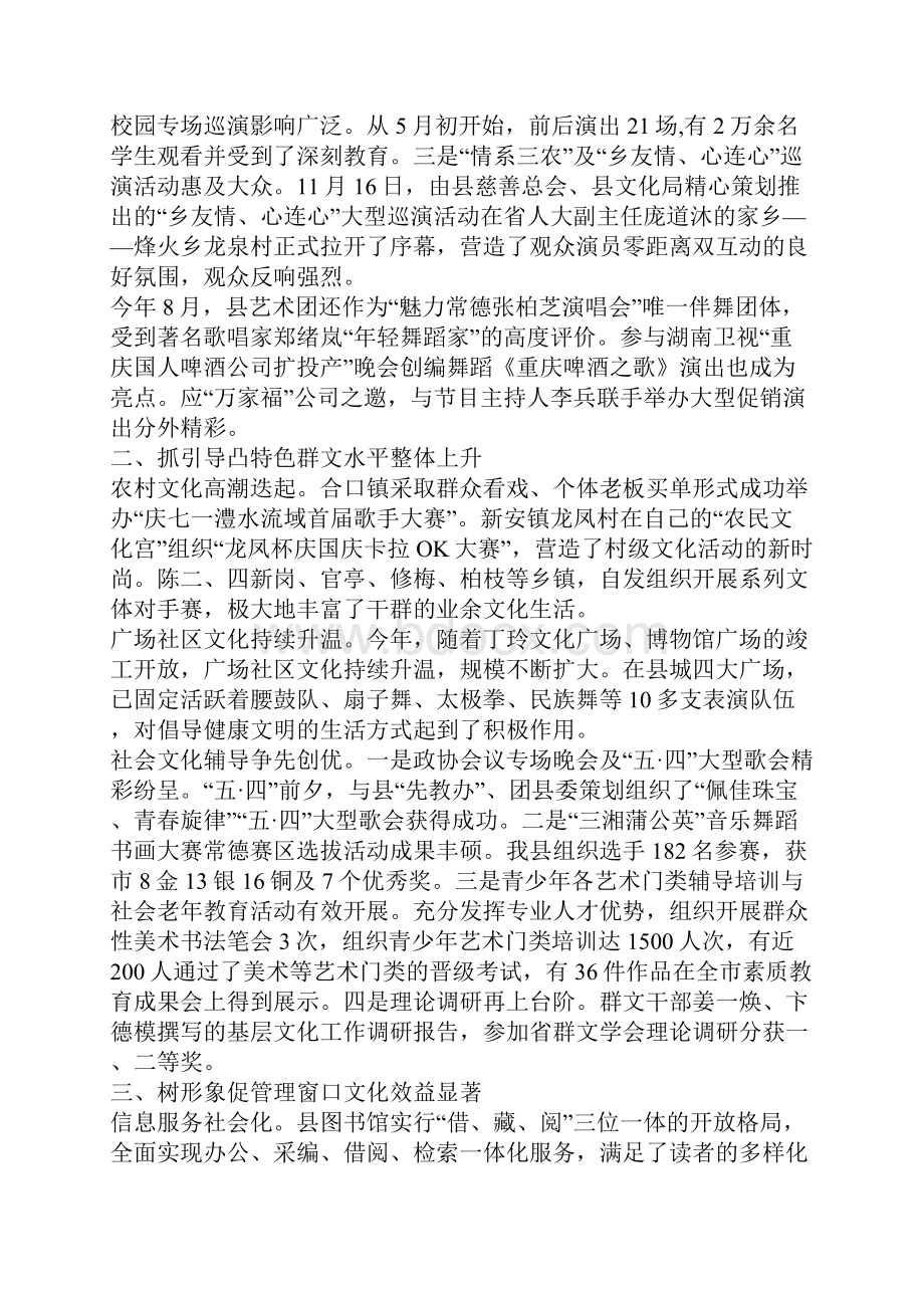 文化局长述职报告Word文档格式.docx_第2页