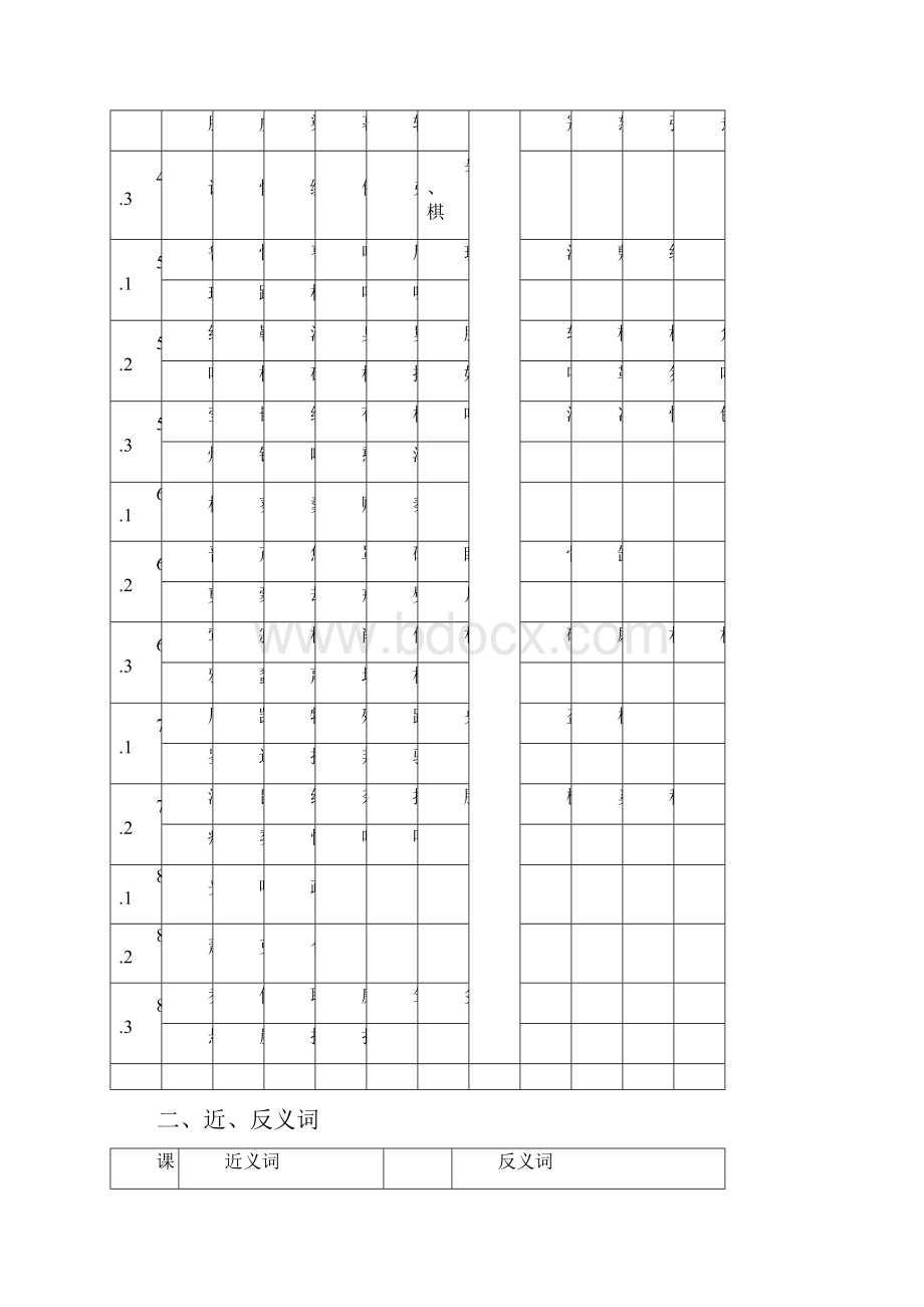 学年度第一学期北师大版六年级语文上册复习资料.docx_第2页