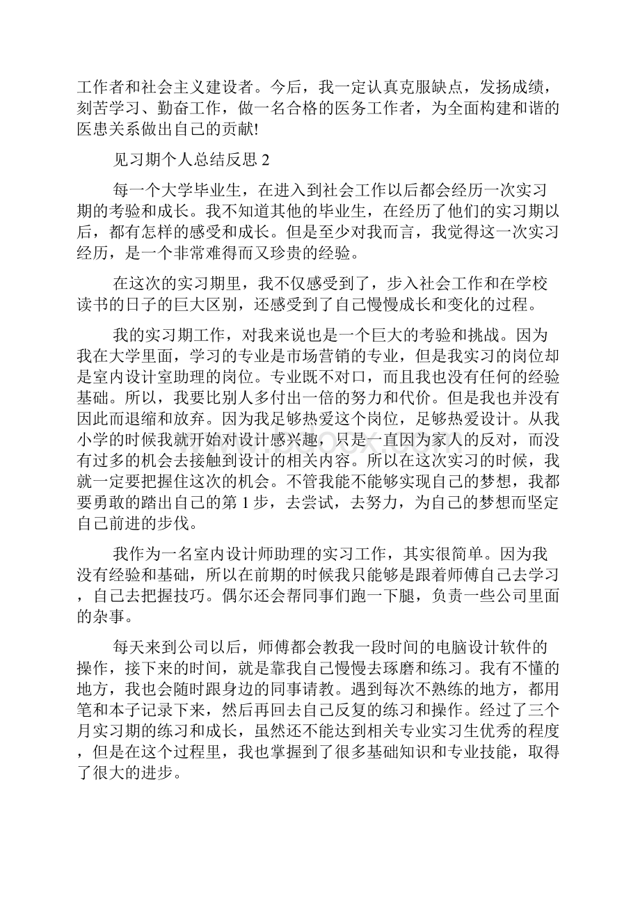 见习期个人总结反思文档格式.docx_第2页