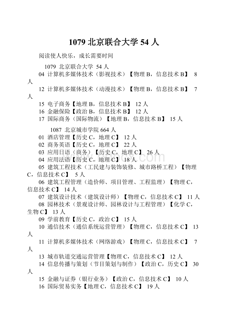 1079 北京联合大学 54 人.docx_第1页