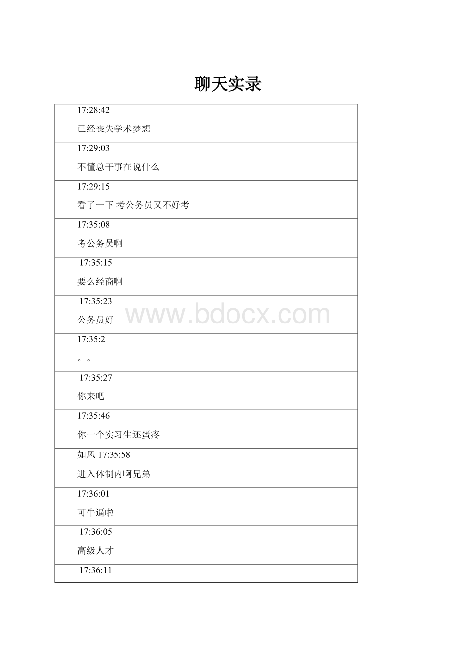 聊天实录Word文档格式.docx