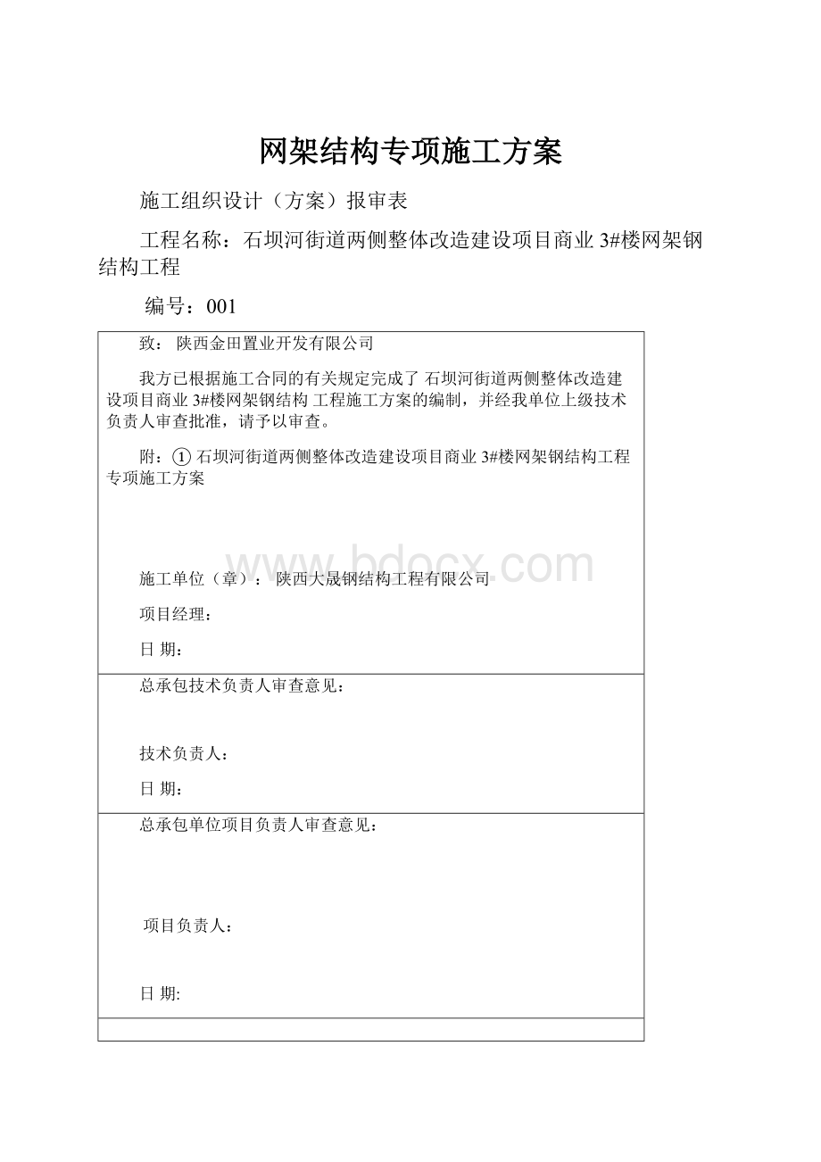 网架结构专项施工方案.docx