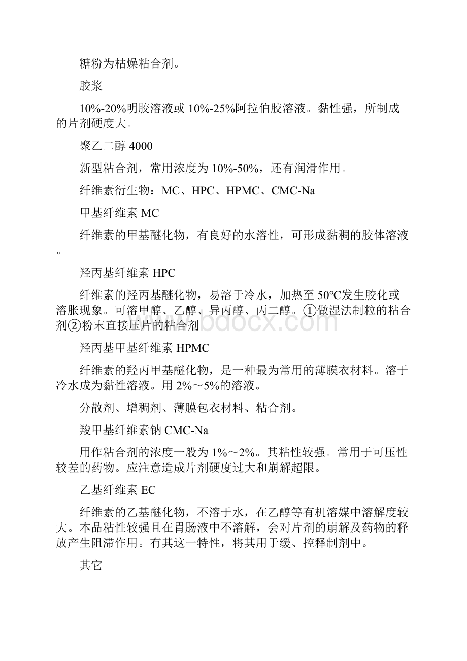 药剂学辅料总结大全.docx_第3页