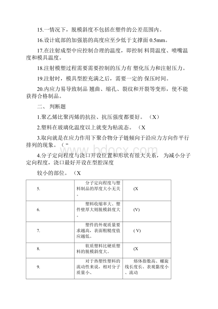 机械专业注塑模具期末考试复习范围doc.docx_第2页