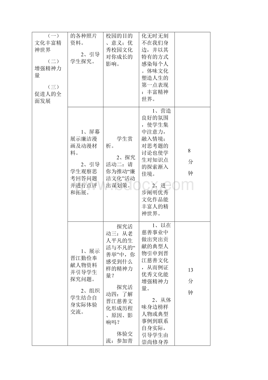 人教版高中政治必修三22《文化塑造人生》教案.docx_第2页