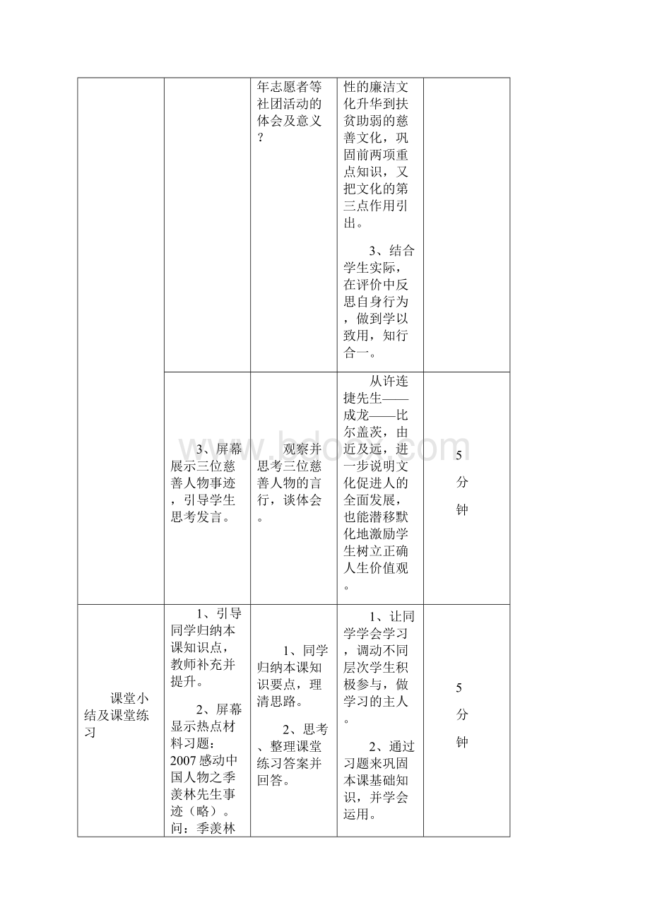 人教版高中政治必修三22《文化塑造人生》教案.docx_第3页