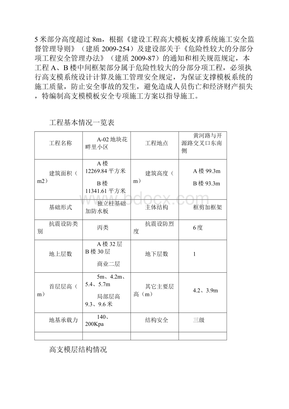 高支模模板安全专项施工方案.docx_第2页