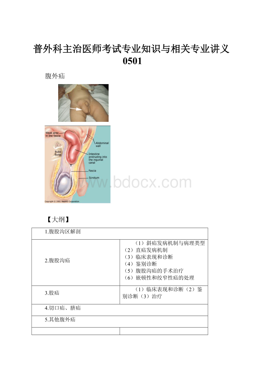 普外科主治医师考试专业知识与相关专业讲义0501.docx