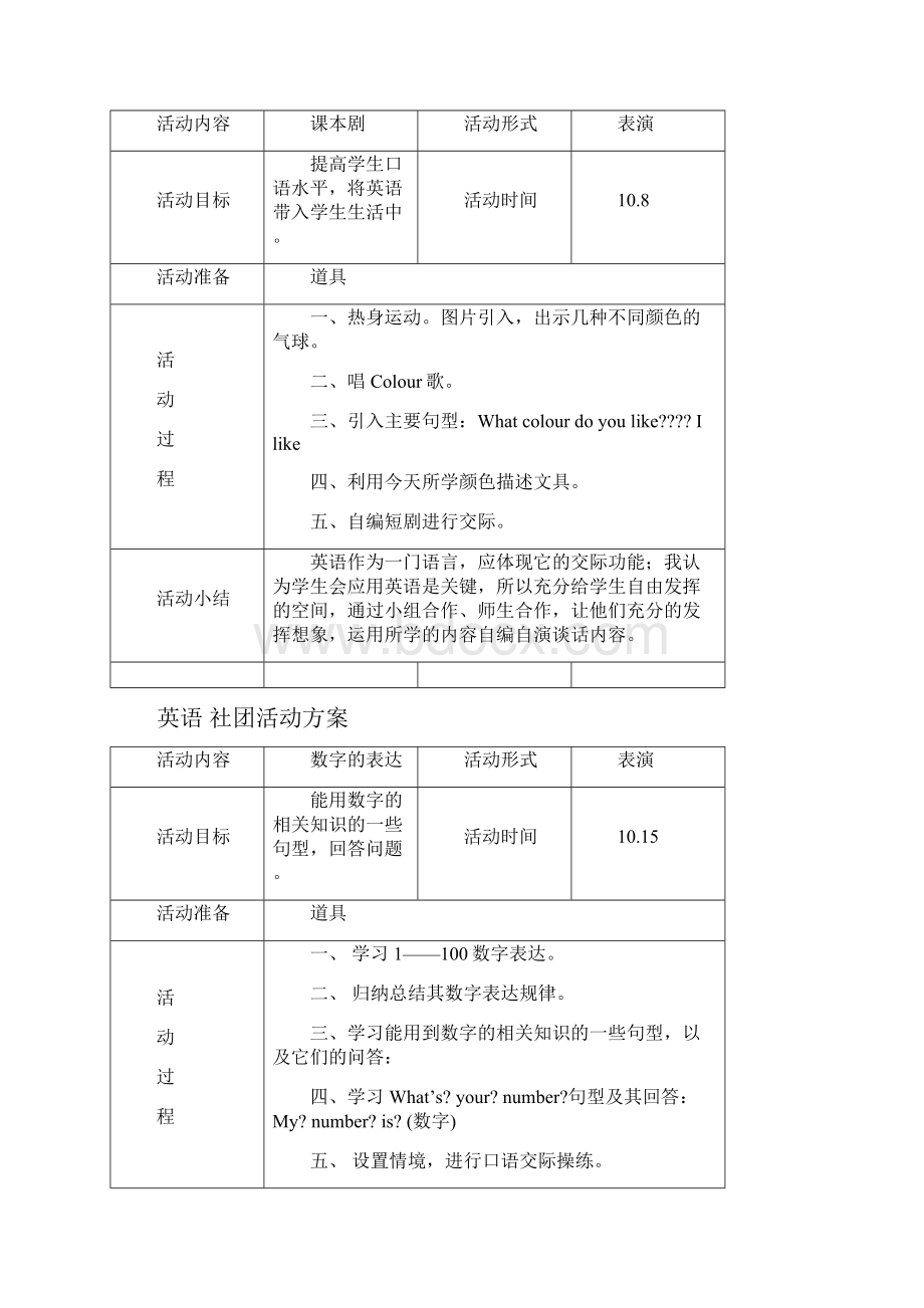 英语社团活动方案精编WORD版.docx_第3页