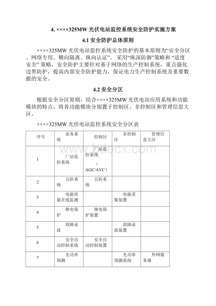 最新325MW光伏电站项目工程二次监控系统安全防护实施方案.docx_第3页